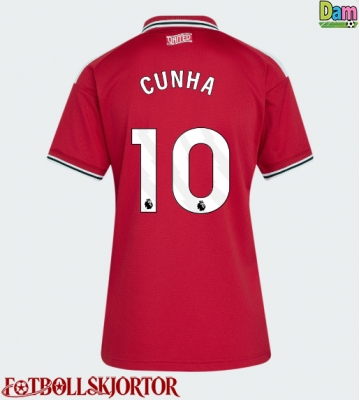 Manchester United Matheus Cunha #10 Hemmatröja Dam 2026-27 Kortärmad